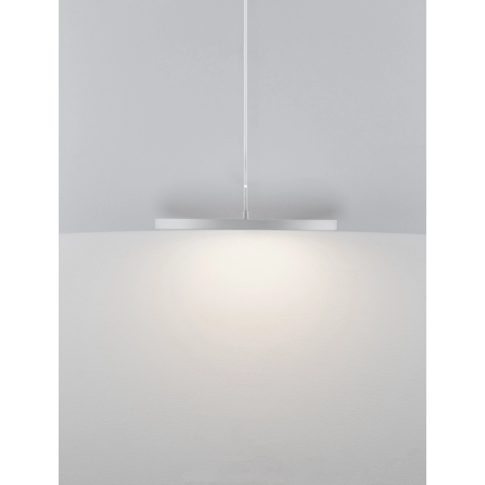 Strakke hanglamp Andria wit Ø 40cm Lyora 5212017432018