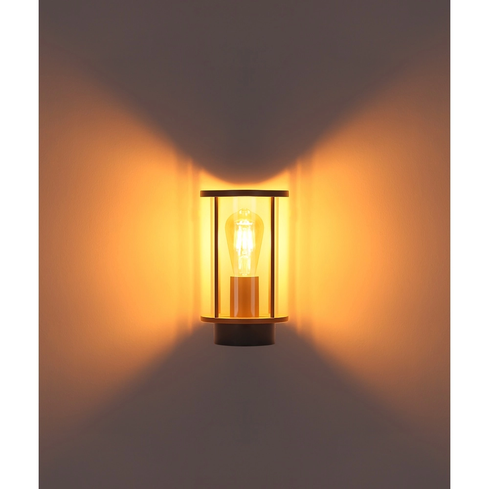 Buiten wandlamp Gracey zand bruin Globo 9007371590575