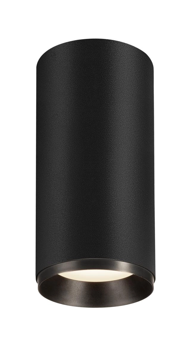 Opbouwspot Numinos L Dali cilinder zwart 4000K - 60gr