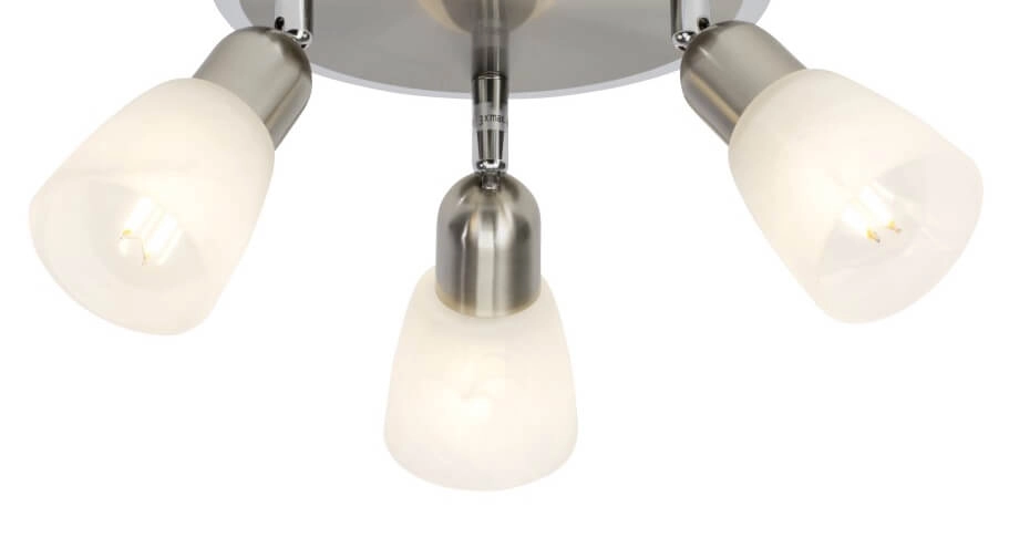 Led plafondspot Bethany 3-lichts grijs Brilliant 4004353200359