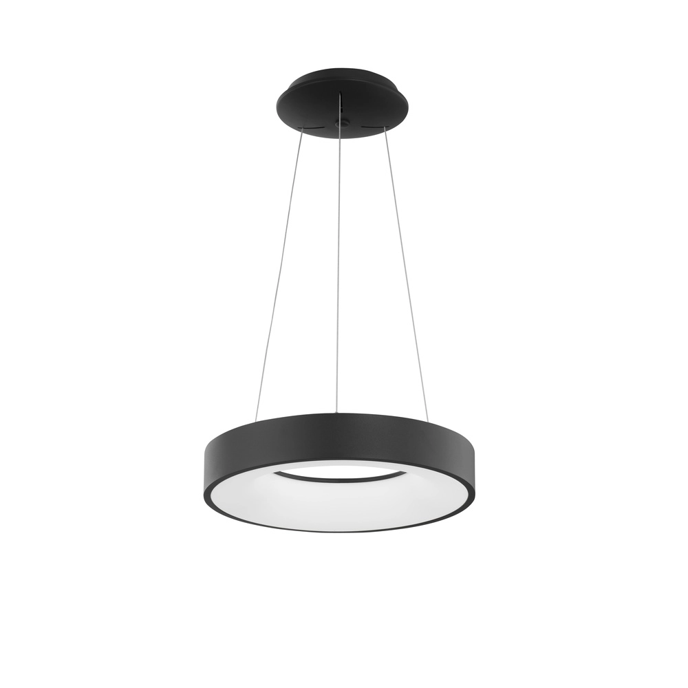 Hanglamp Rando Thin zwart Ø 38cm Lyora 5212017420152