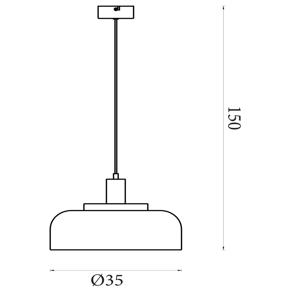 Zwarte hanglamp Scotland design Searchlight 5053423298580
