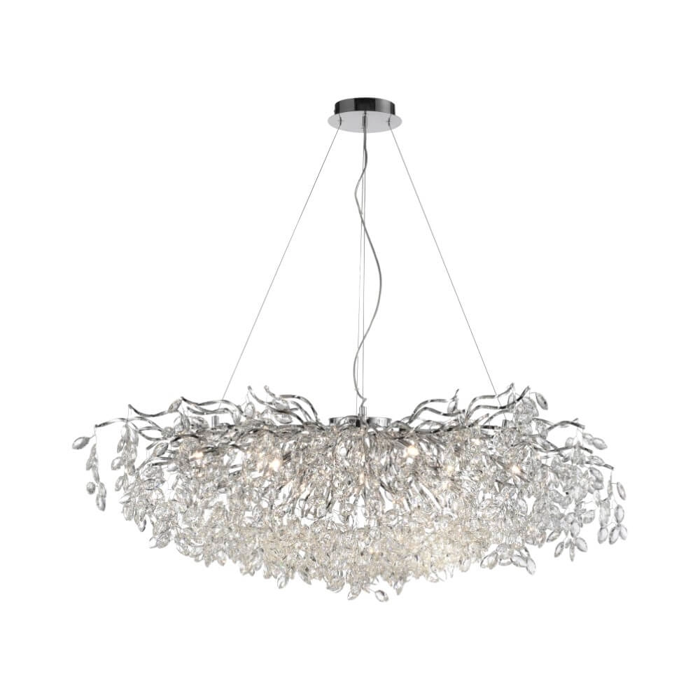 Kroonluchter Ricicle 120cm chroom Paul Neuhaus 4012248382080