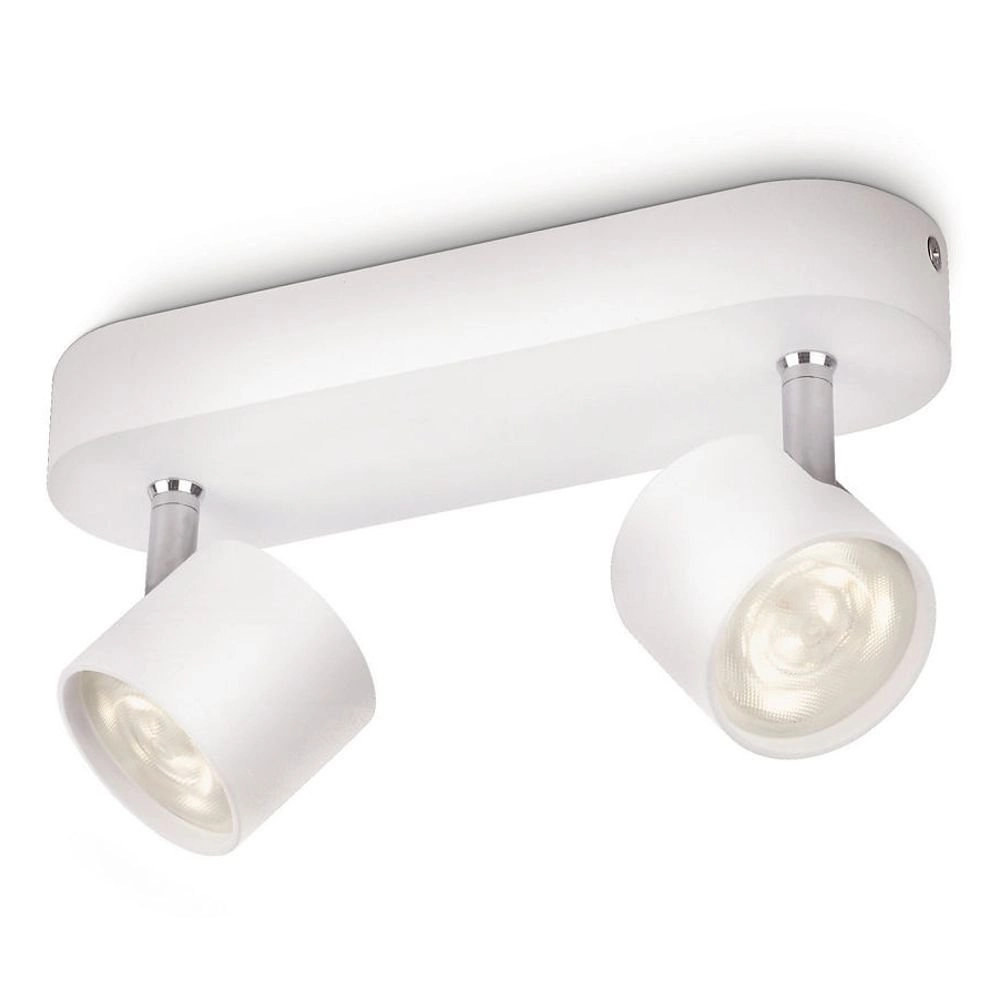 Plafondspot Led My Living Star 2-lichts wit