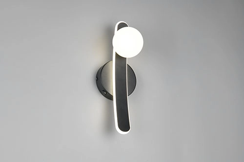 Wandlamp Napoli zwart