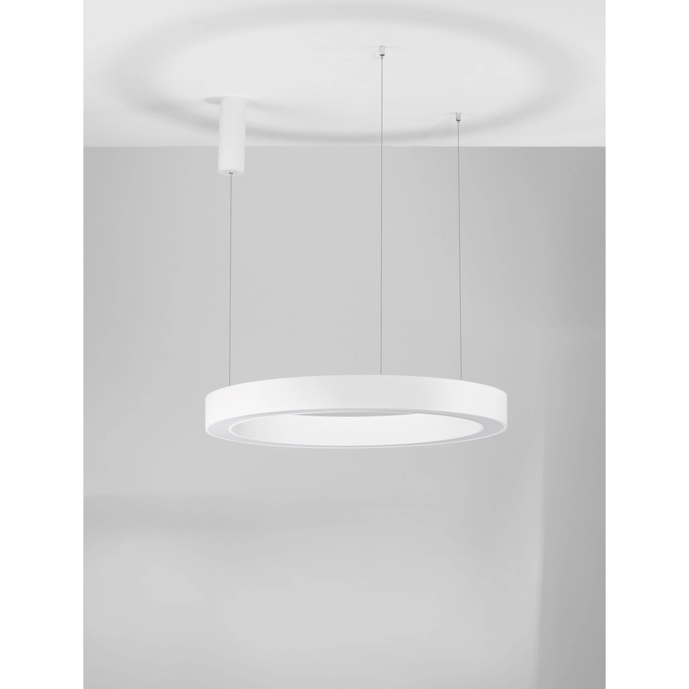 Hanglamp Morbido wit Ø 80cm Lyora 5212017438669