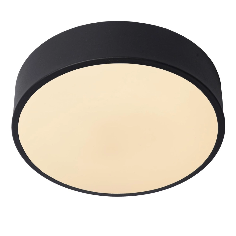 Plafonniere Unar Ø 20cm - 2700K - zwart Lucide 5411212791856
