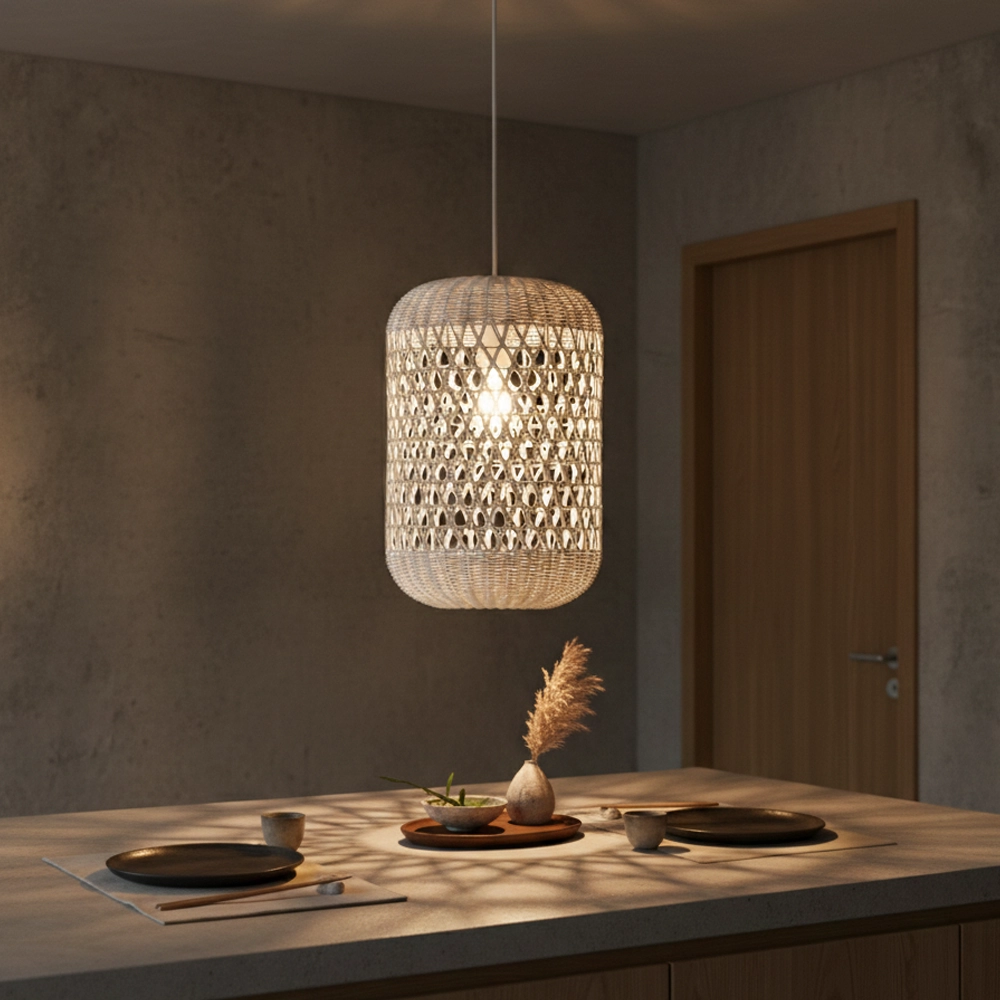 Hanglamp Aurora Ø 24,5cm wit