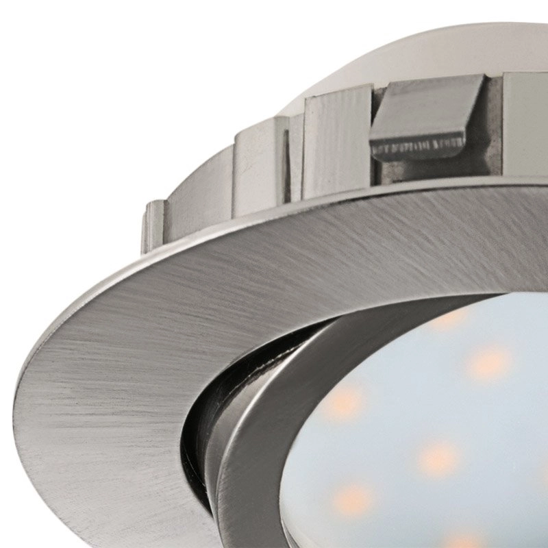 Led plafondspot Pineda Round 6w - 3000K - 8,4cm nikkel Eglo 9002759958565