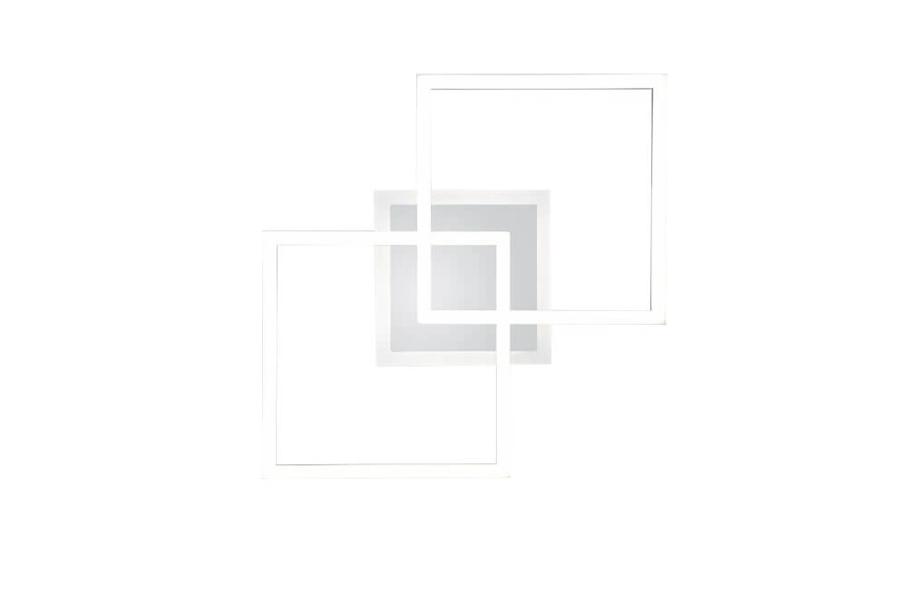 Led plafondlamp Venida dimbaar 2-lichts chroom Trio 4017807521931