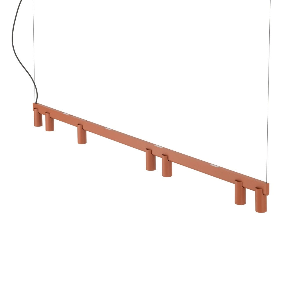 Design hanglamp Fourty 7-lichts terracotta Lyora 5903139124232