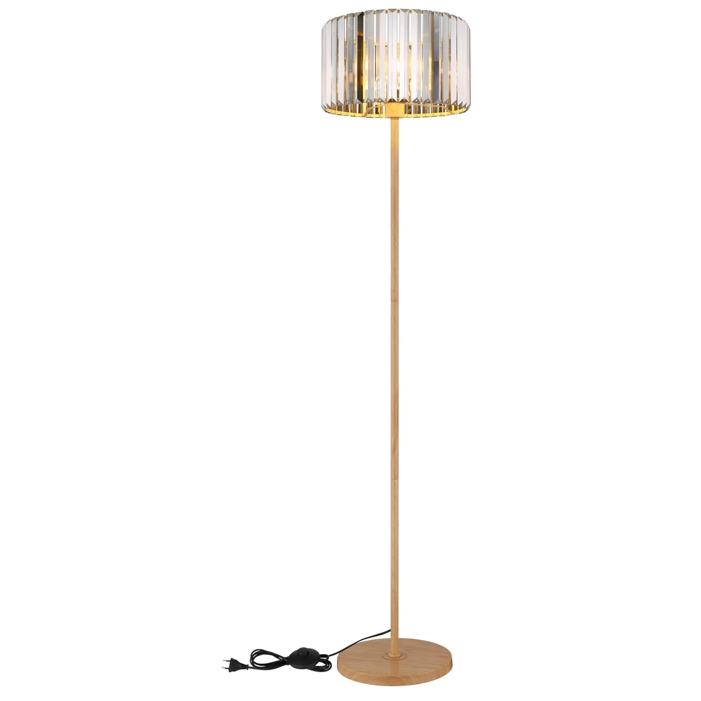Vloerlamp Run hout Globo 9007371513970