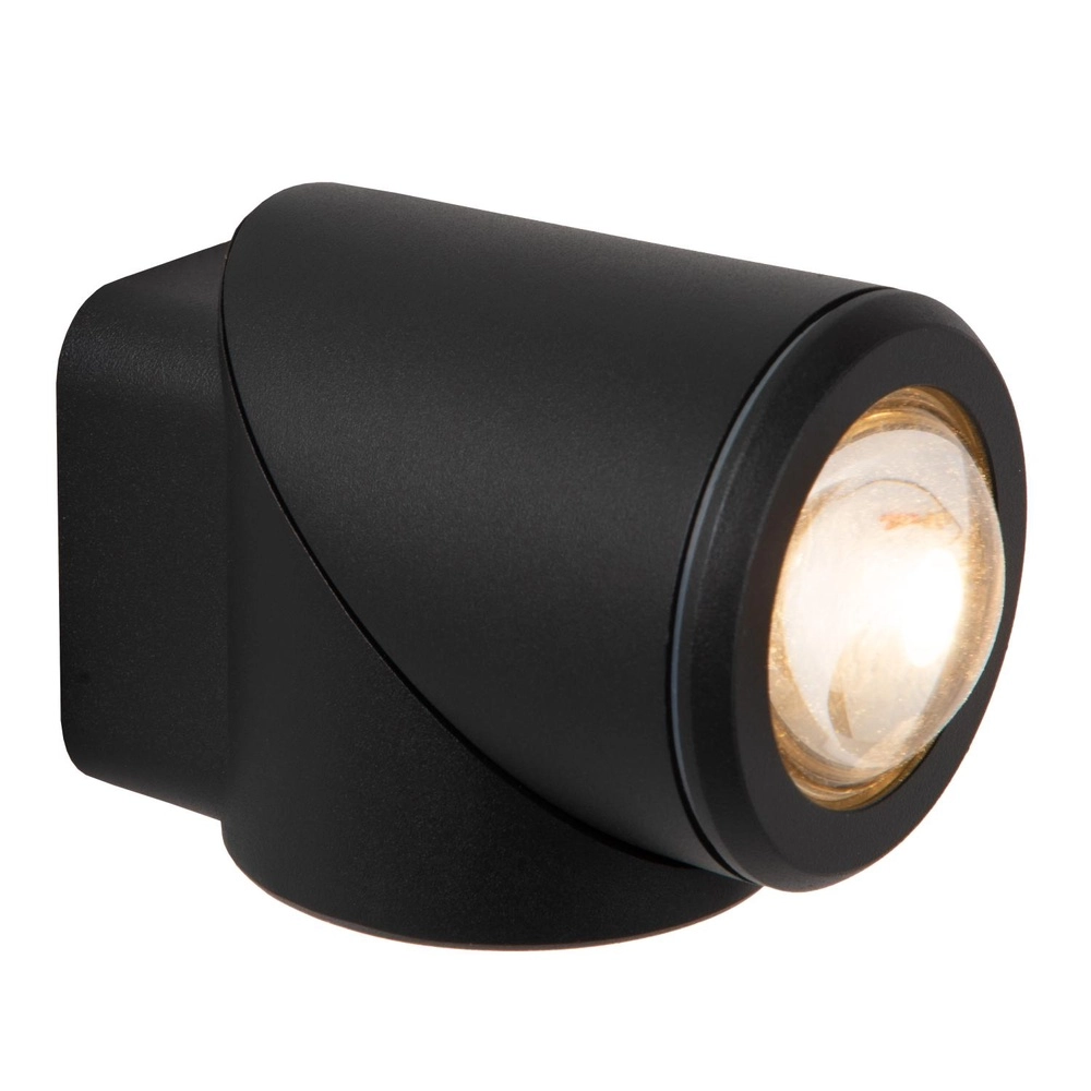 Design opbouwspot Erin IP65 zwart enkel Lucide 5411212152046
