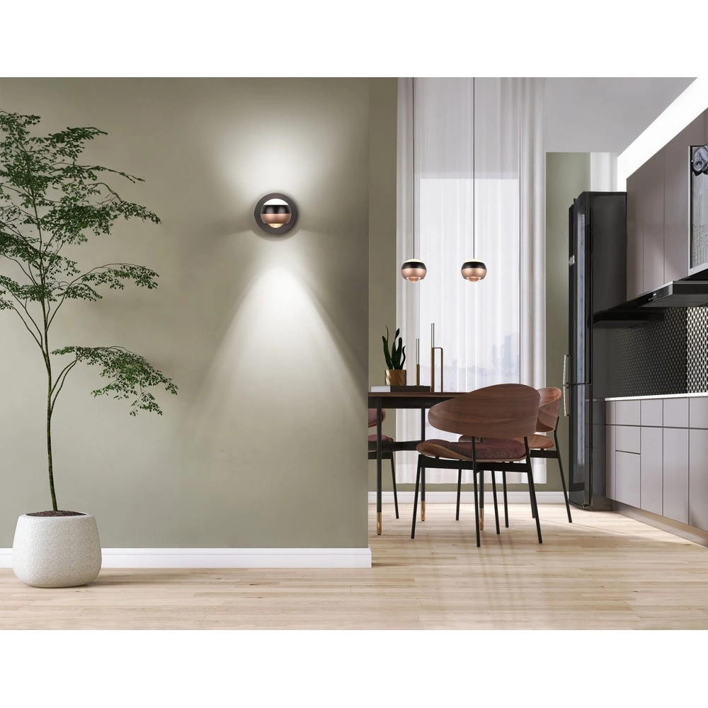 Design wandlamp Orbit zwart Trio 4017807578874