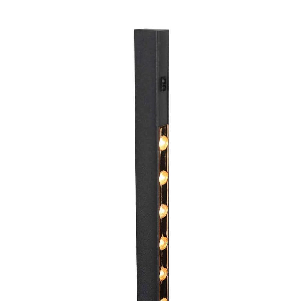 Strakke vloerlamp Luzhaz zwart Steinhauer 8712746176605