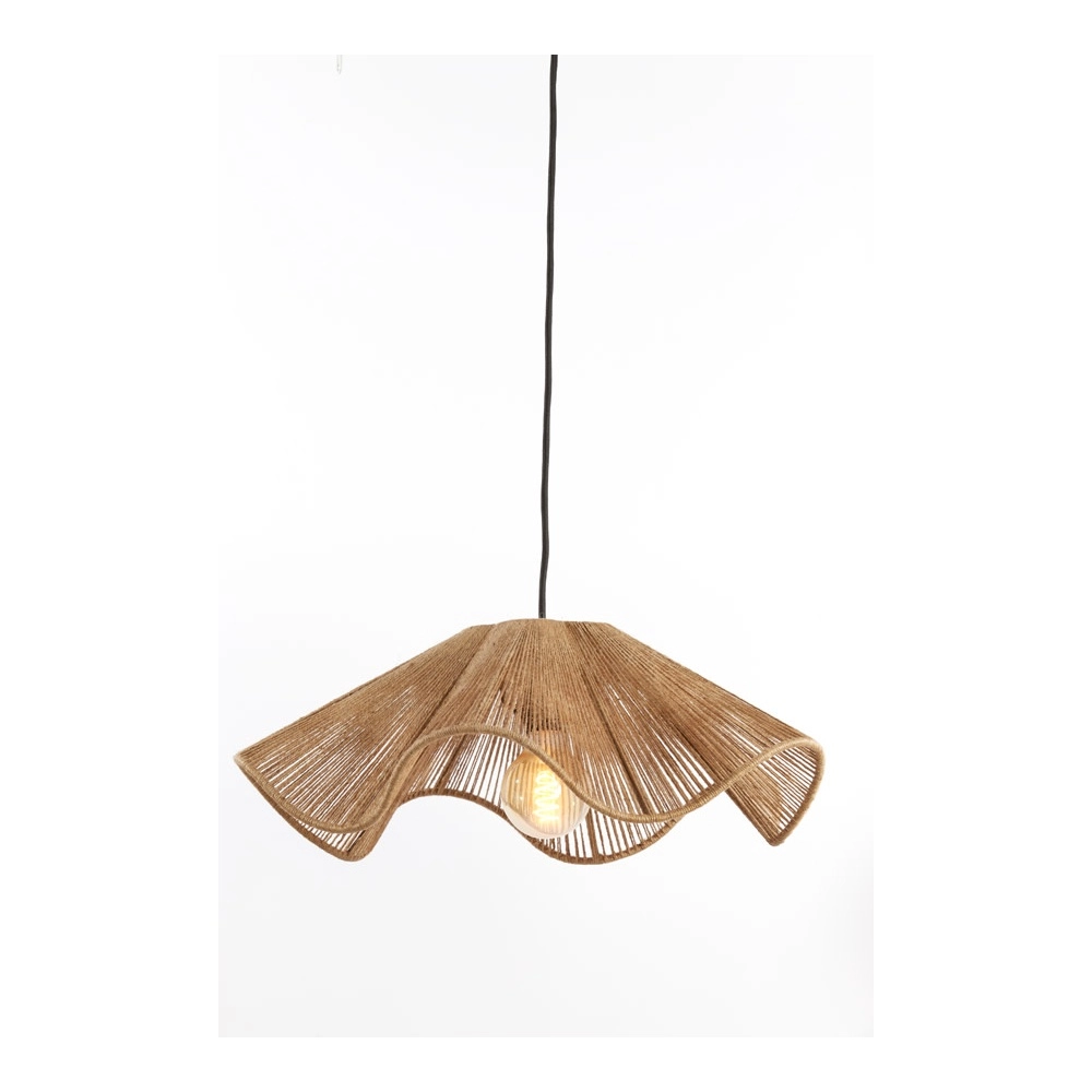 Rotan hanglamp Fodara Ø 48cm bruin Light & Living 8717807702083