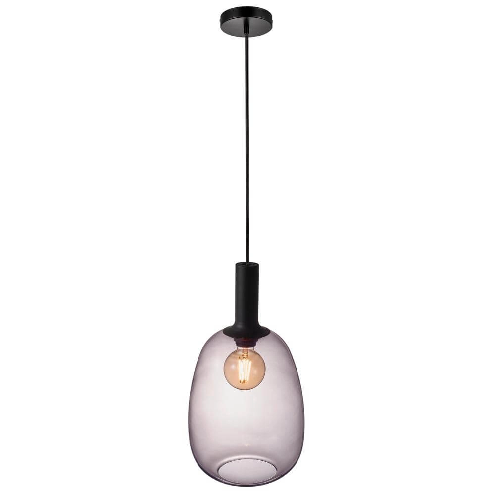 Glazen hanglamp Alton Ø 23cm smoke glas Nordlux 5701581452589