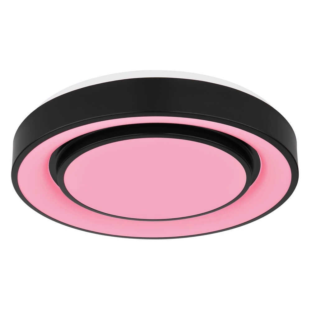 Plafonniere Sully zwart Ø 38cm Globo 9007371421954