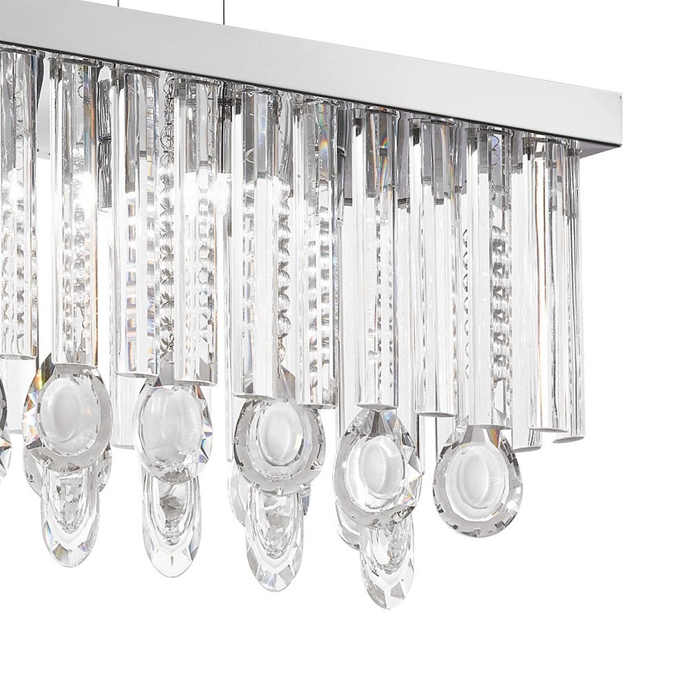 Hanglamp Calaonda 69cm 7-lichts met kristal Stars of Light 9002759934224