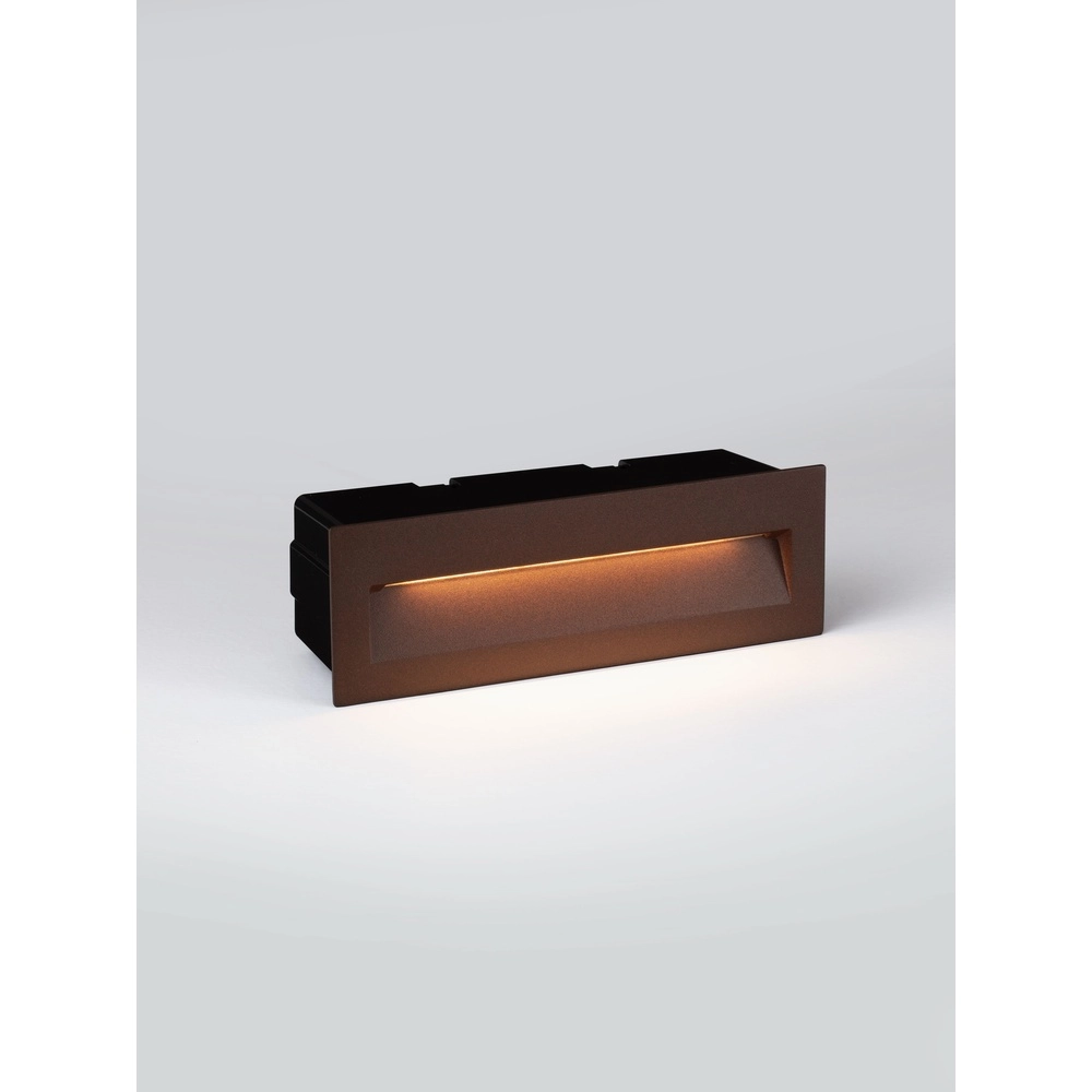 Inbouw wandlamp Drat roestbruin Lyora 5212017498038