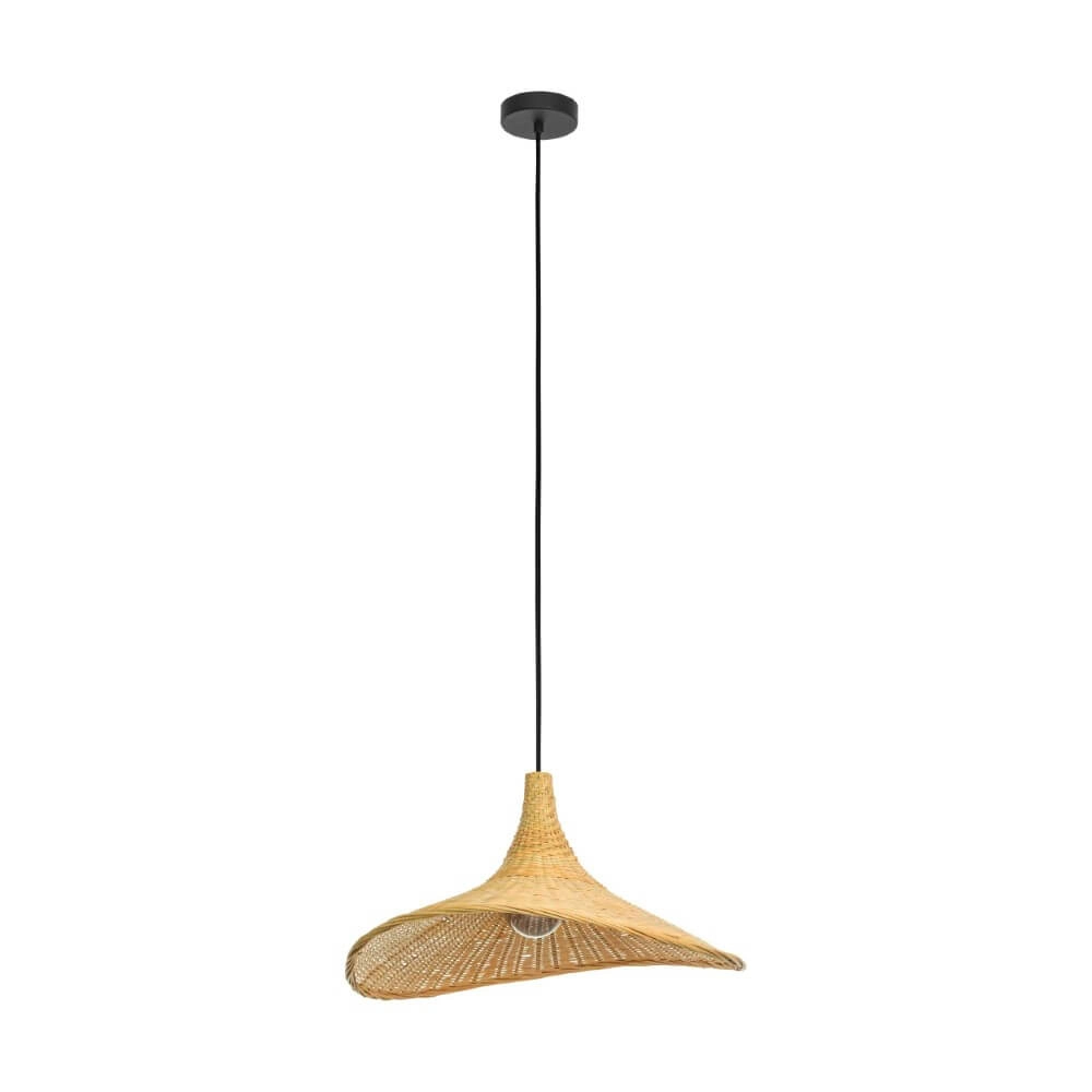 Rieten hanglamp Haxey Ø 50cm Rieten hanglamp Haxey Ø 50cm