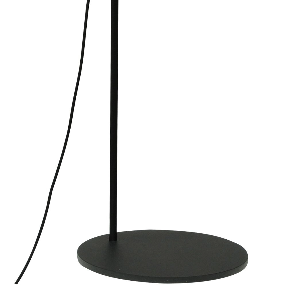 Vloerlamp zwart Bounty verstelbaar met cilindrisch glas Masterlight 8718121248400