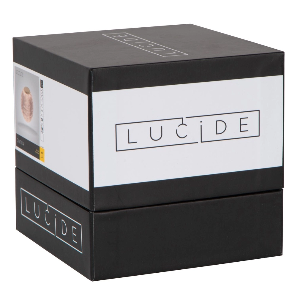 Gouden tafellampje Cintra oplaadbaar Ø 9cm - 3000K Lucide 5411212134356
