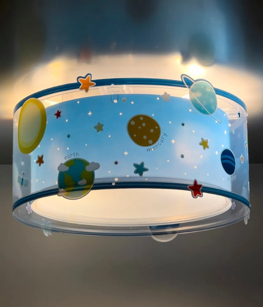 Kinderkamer plafondlamp Planets Ø 33cm Dalber 8420406001593