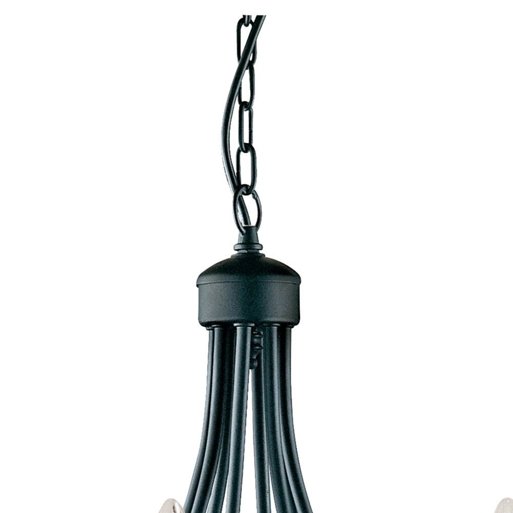 Zwarte kroonluchter Maypole 8-lichts Searchlight 5013874221056