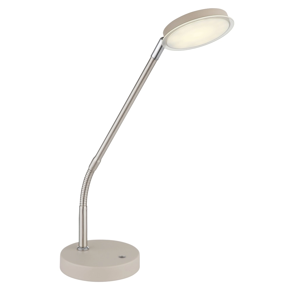 Bureaulamp Silvio zand bruin Globo 9007371593033