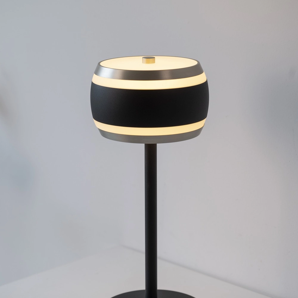 Led tafellamp Pure Falling Rings black pearl Paul Neuhaus 4012248396612