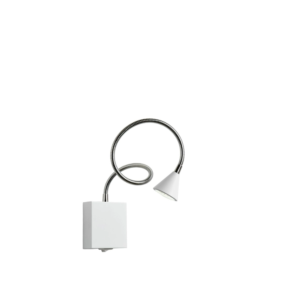 Bed leeslampje Buddy 4000K wit Lucide 5411212185549