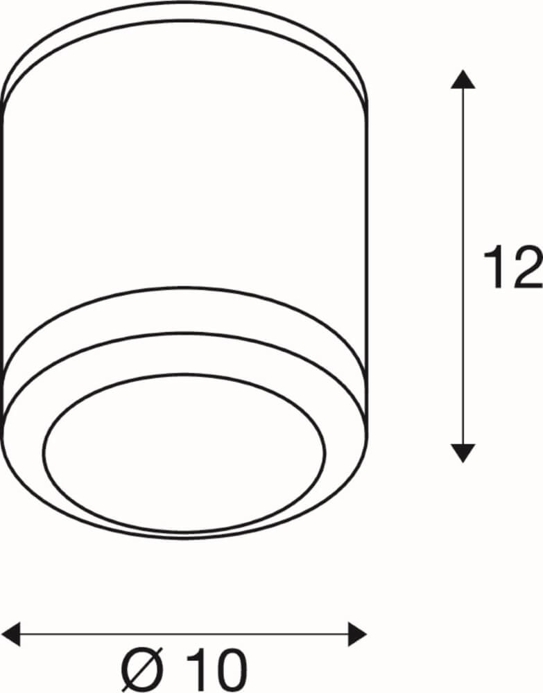 Led plafondspot Enola 3000K/4000K SLV 4024163264037