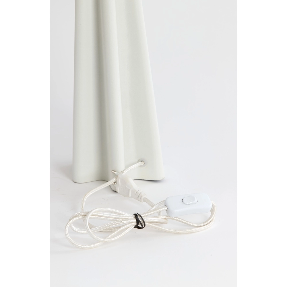 Witte schemerlamp Cukai met metalen kap Light & Living 8717807742898