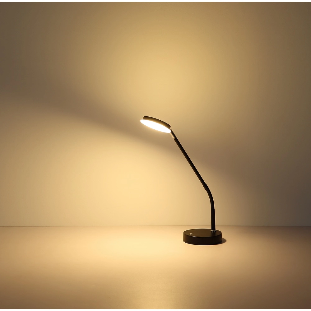 Bureaulamp Silvio zwart Globo 9007371583164