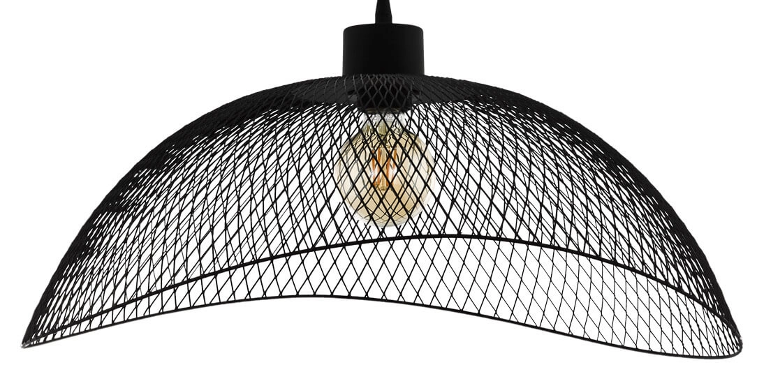 Design gaas hanglamp Pompeya 57cm zwart Eglo 9002759433055