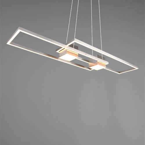 Led hanglamp kantoor Albany rvs Led hanglamp kantoor Albany rvs