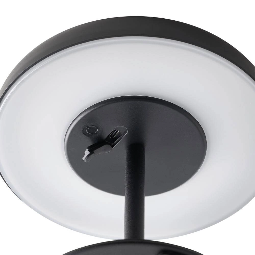 Solar tafellamp Elmer zwart oplaadbaar Nordlux 5704924023507
