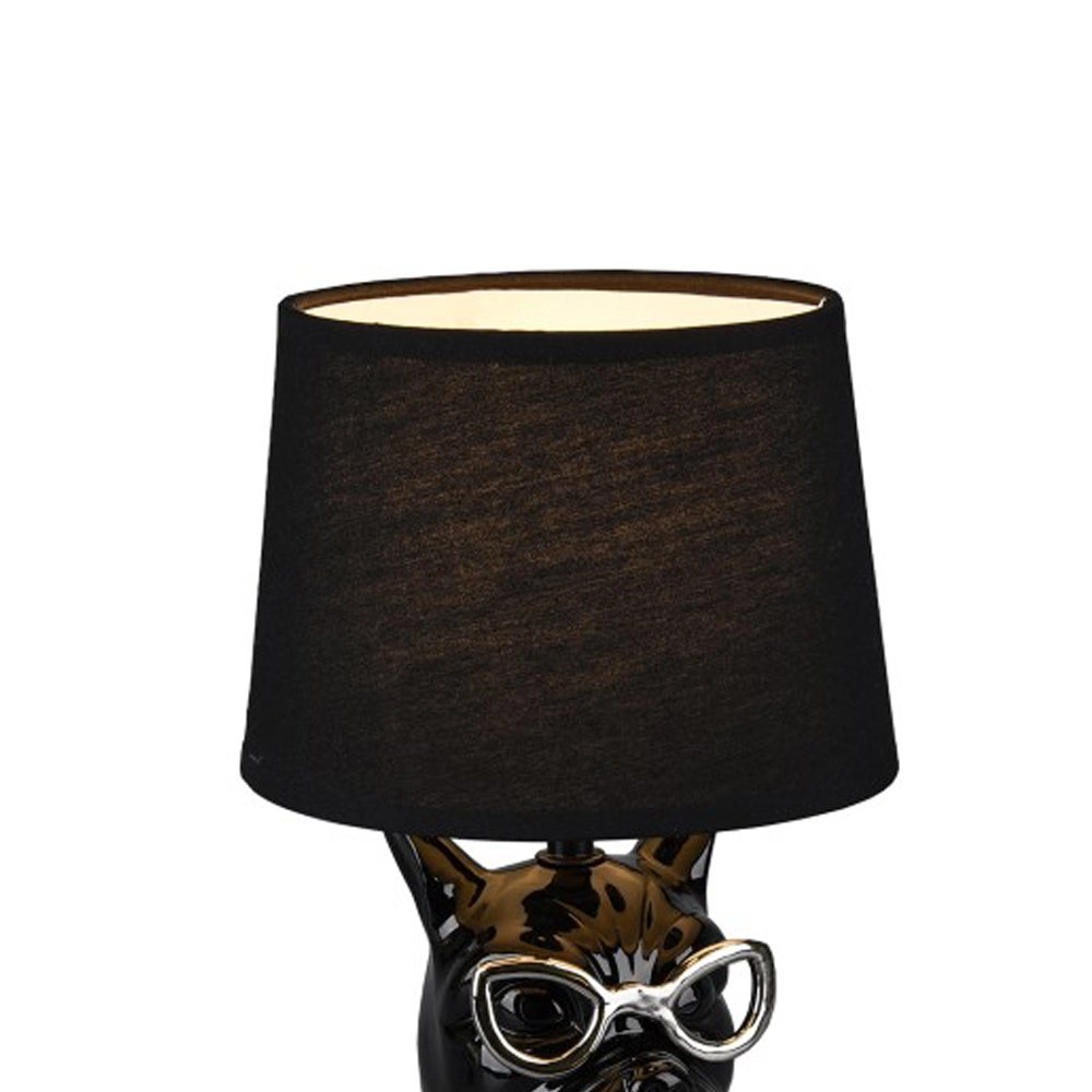 Tafellamp Dosy 23cm zwart Trio 4017807411713