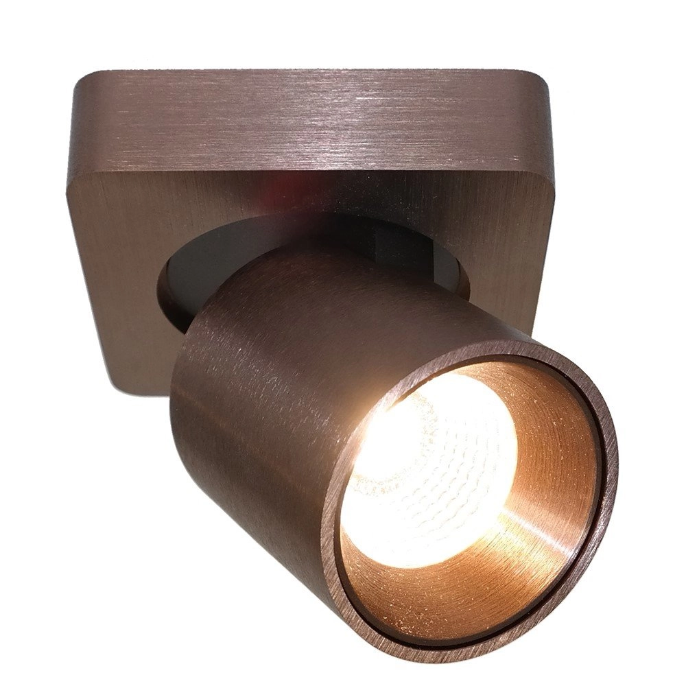 Led opbouwspot Laguna brons bruin Artdelight 8719831736003