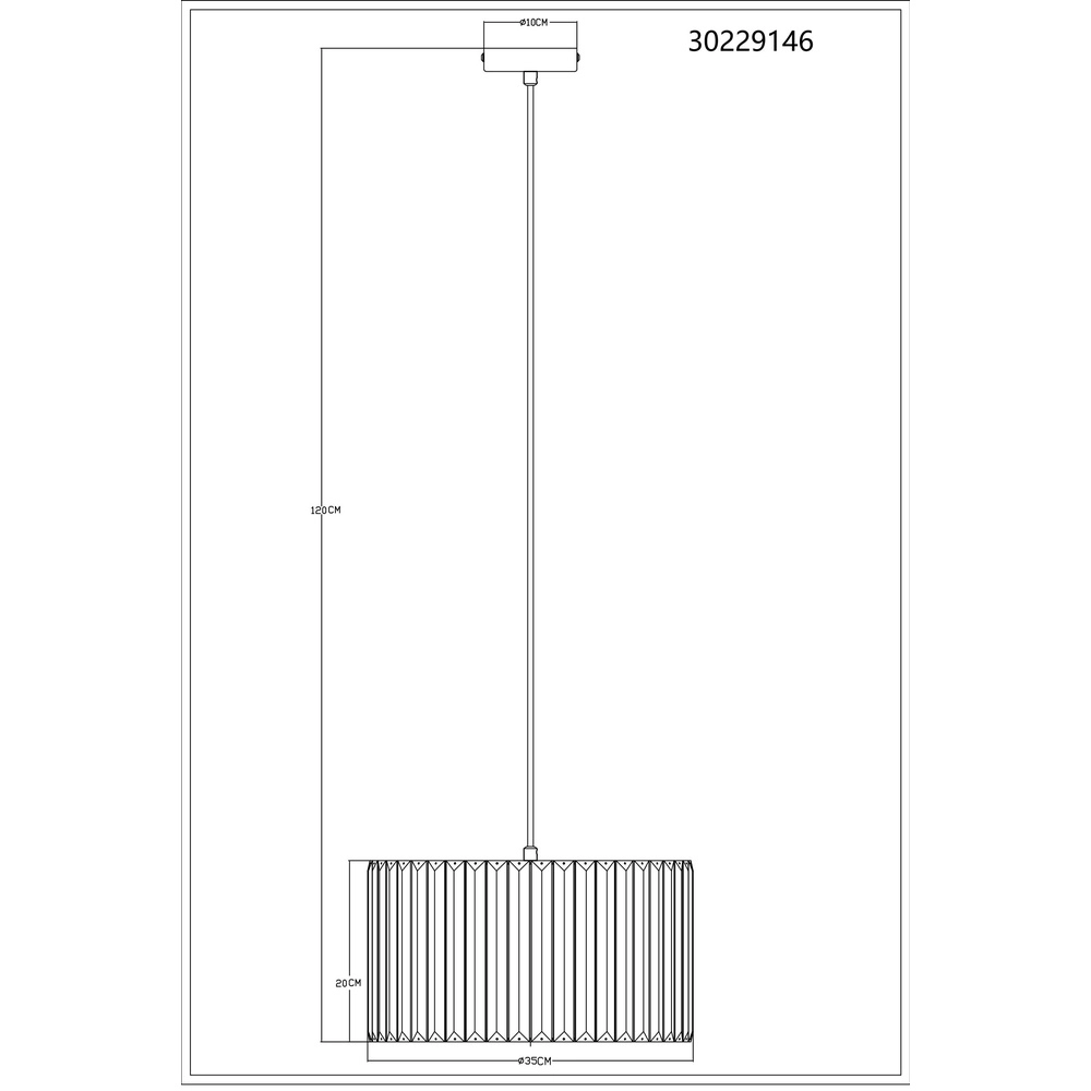 Hanglamp Run hout Ø 35cm Globo 9007371513963
