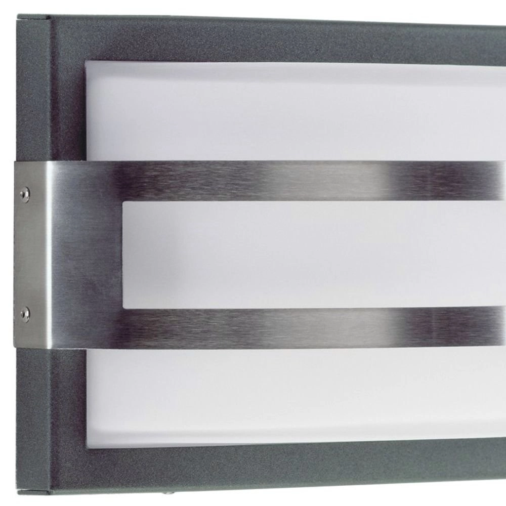 Buitenlamp RVS wand Hemisphere antraciet Albert 4007235261806