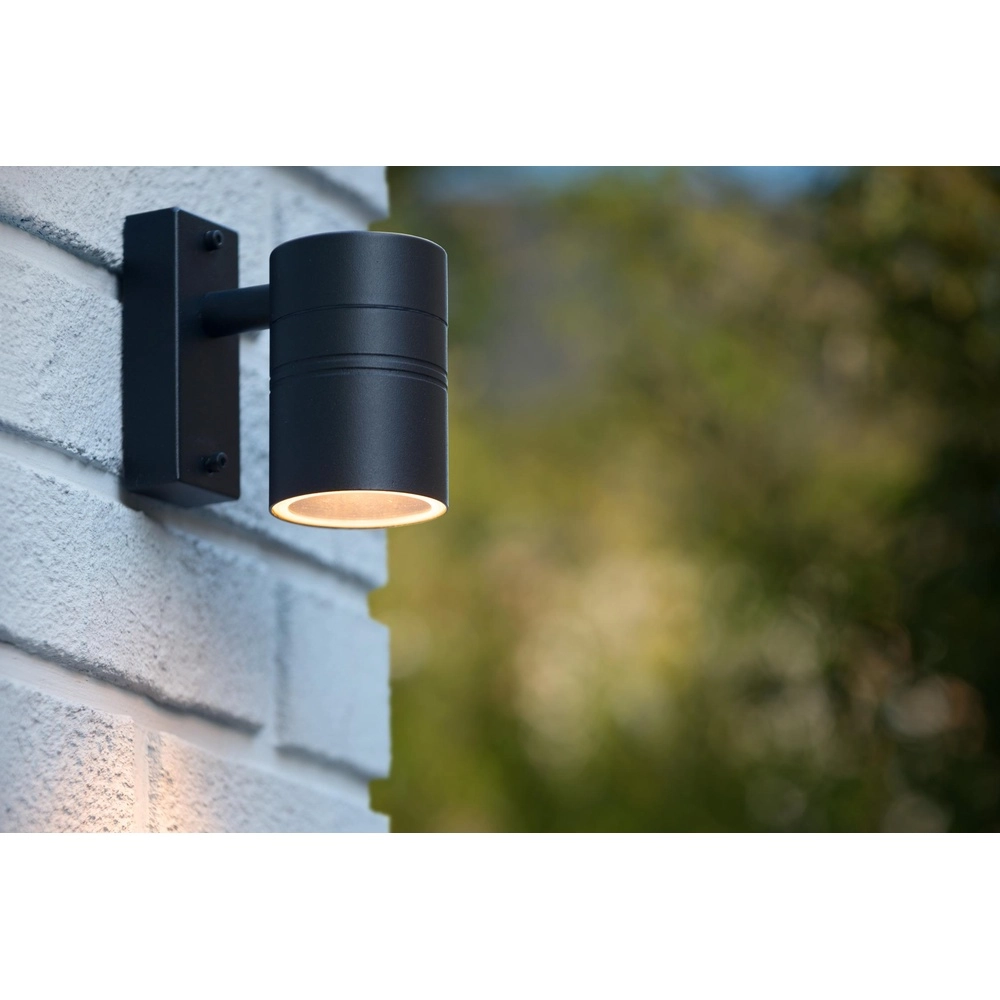 Wandspot Arne-Led down zwart Lucide 5411212143891