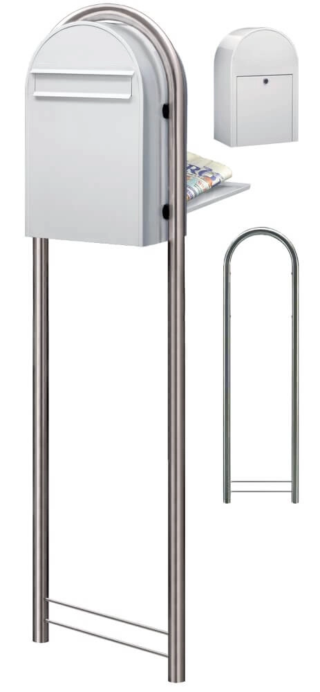 Brievenbus Classic B 9016 Wit Bobi 6417237006073