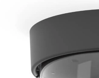 Zwarte plafondlamp Nook voor buiten Lyora 5903139797894