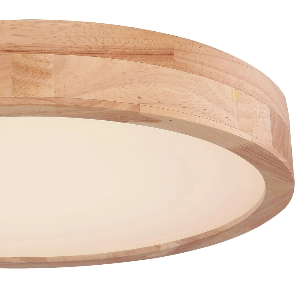 Houten plafonniere Rainer scandinavisch Ø 40cm Globo 9007371395279