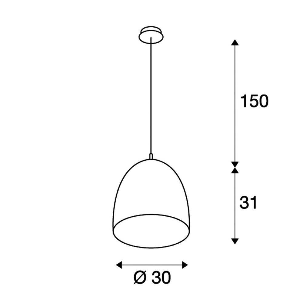Hanglamp Para Cone 30 SLV 4024163145138