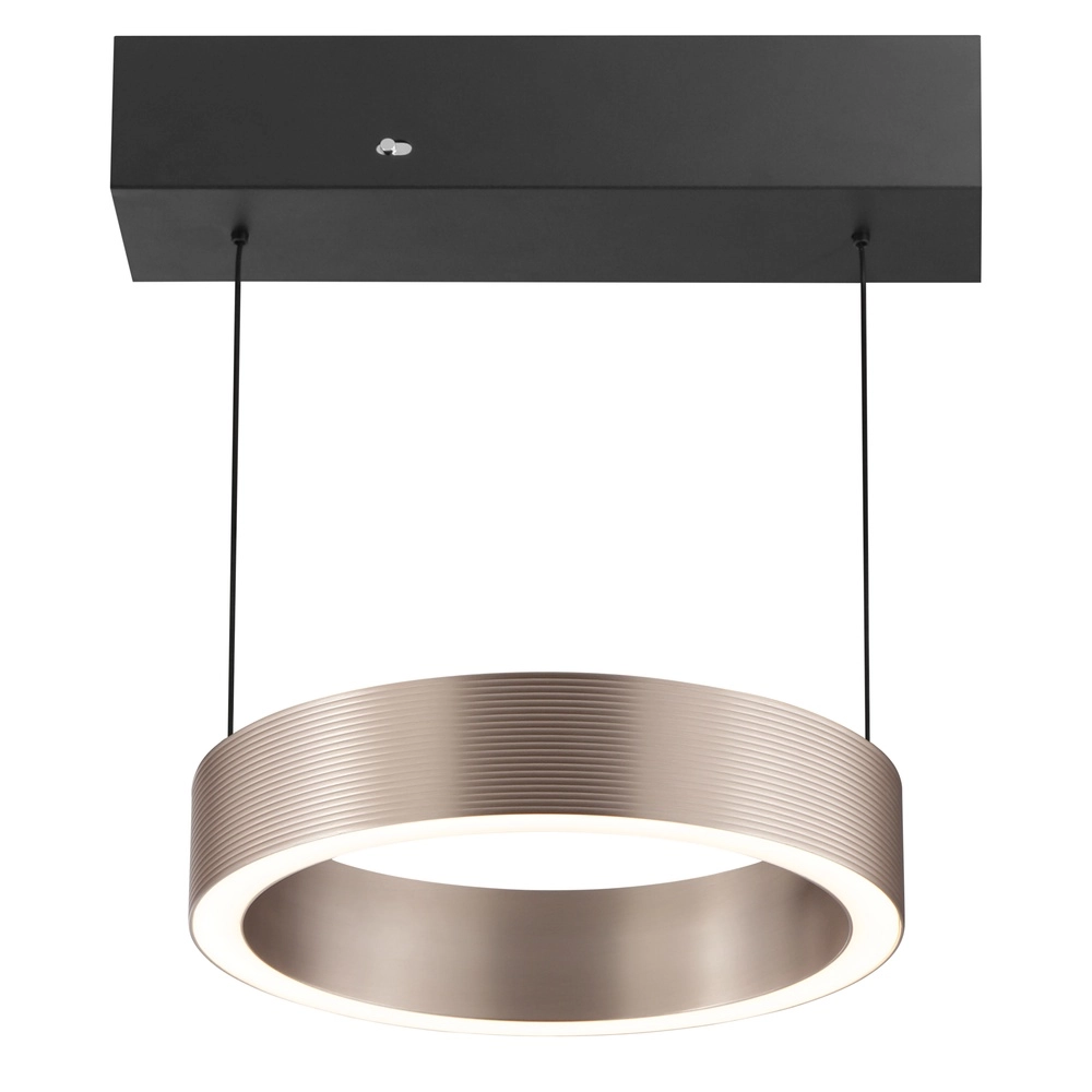 Design hanglamp Axion zwart met bruin Brilliant 4004353477188