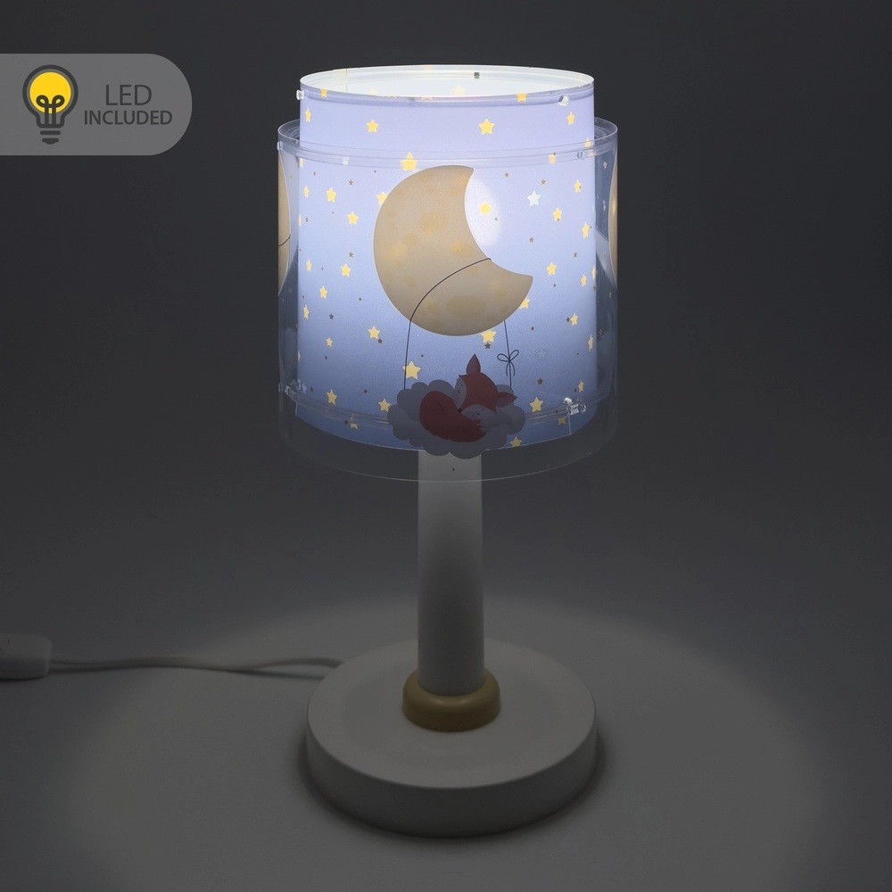 Kinderkamer tafellamp Moon Dreams blauw Dalber 8420406766317