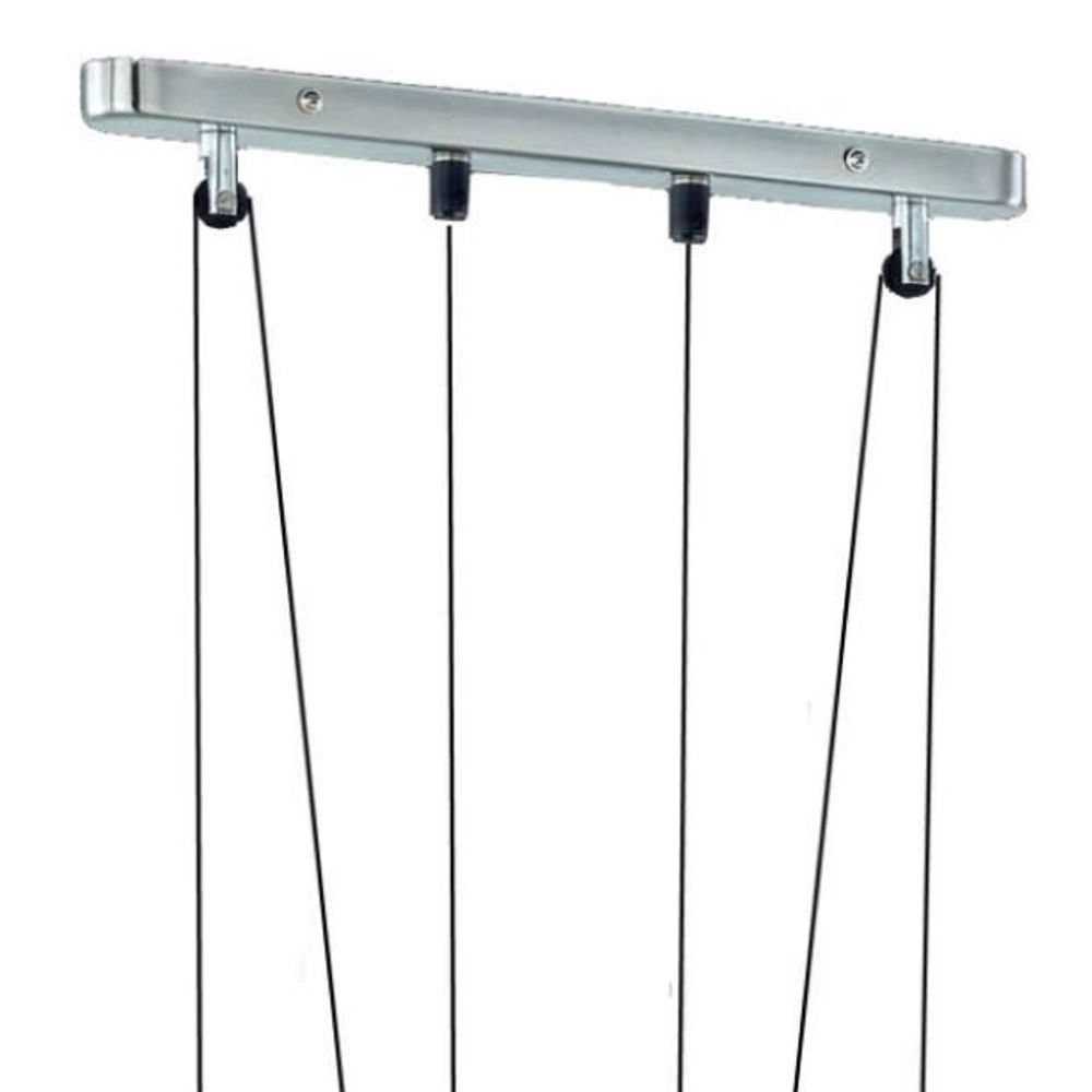 Moderne Hanglamp Series 3751 3-lichts nikkel mat Trio 4017807137729